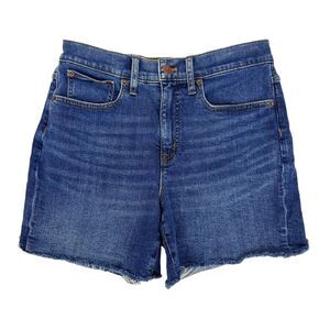 J.CREW Classic Denim Short 27 Blue High Rise Jean 5” Inseam Casual Travel B4